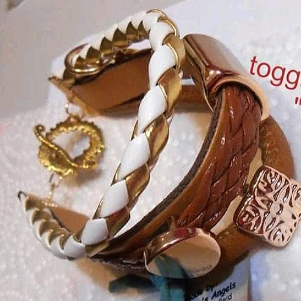 SON Theme Multi-strand Leather bracelet